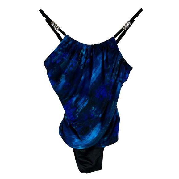 Magicsuit Lisa One Piece in Hazy Daze Swimwear Women's Size 10 New Without Tags - Picture 3 of 9